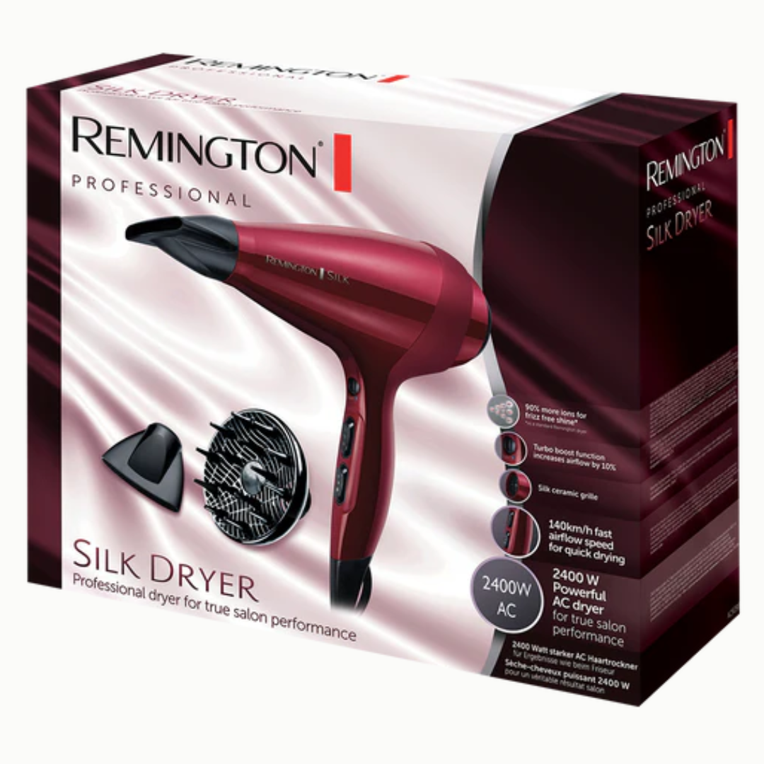 REMINGTON D9096 HAIR DRYER SILK CERAMIC 2400W